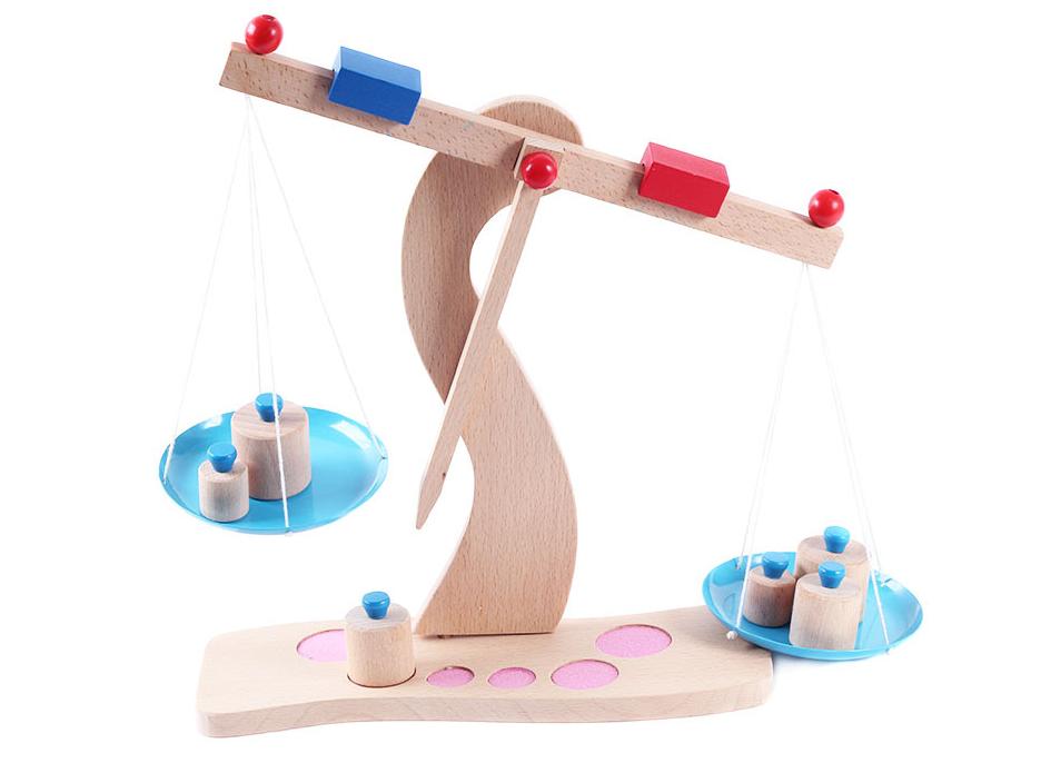 Baby wooden Brand balance math toys/ Children early learning educational toys/Kids Child learn math wooden Balance scale puzzles