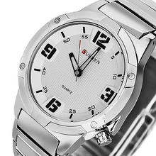 2015 new CURREN fashion men watch military watch sports men watch high quality big dial leather strap men quartz watch DZ1238