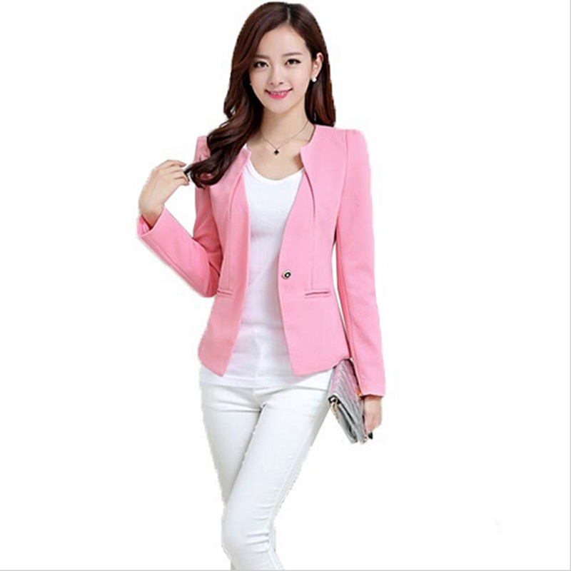 Pink Womens Blazer Jacket