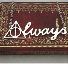  577 Euro American Movie Jewlery Harry Potter The Deathly Hallows Pendant Necklace Vintage Triangel Neckalce