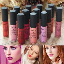1pcs hot Soft Dull ny Liquid Lipstick Long Lasting waterproof lip stick Lip Gloss to mouth for women lips makeup lipstick