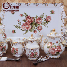 Coffee tea sets Wholesale European 8 pcs sets ceramic bone china tea set Coffee tea sets