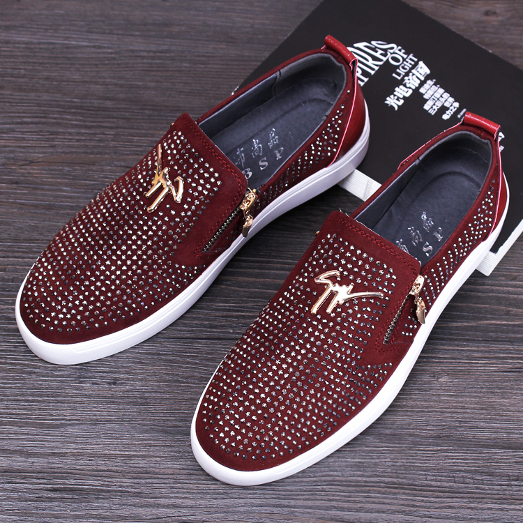 men's glitter formal shoes