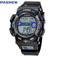 PASNEW 1002D waterproof 100m men digital Watch diving swiming digital watch stopwatch digital watches clock mens sports w074