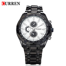 New Brand Curren Luxury Full Stainless Steel Strap Analog Date Men s Quartz Watch Casual Watch