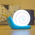 Night Light Decorative Lamp Lampe Bedroom Children Kids Baby USB Built in Battery Led Snail Kids