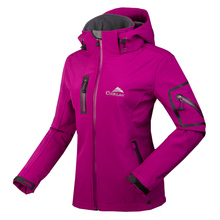 New Windstoper Soft Shell Breathable Hiking Golf Ski Woman Outdoor Jacket