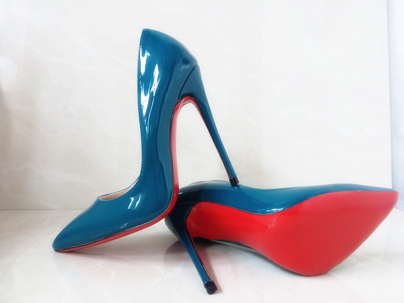 blue red bottom heels, replica christian louboutin shoes