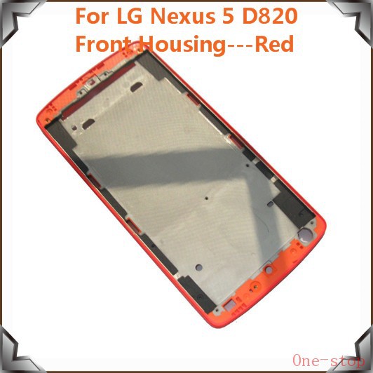 For LG Nexus 5 D820 Front Housing---Red01