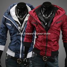 2014 Autumn Winter Fashon New Design Casual Jackets Men Outerwear Men s Jacket Coat Zipper Slim