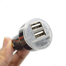 hot sale Mini Real 5V 3.1A promotional USB car charger with 2 USB ports