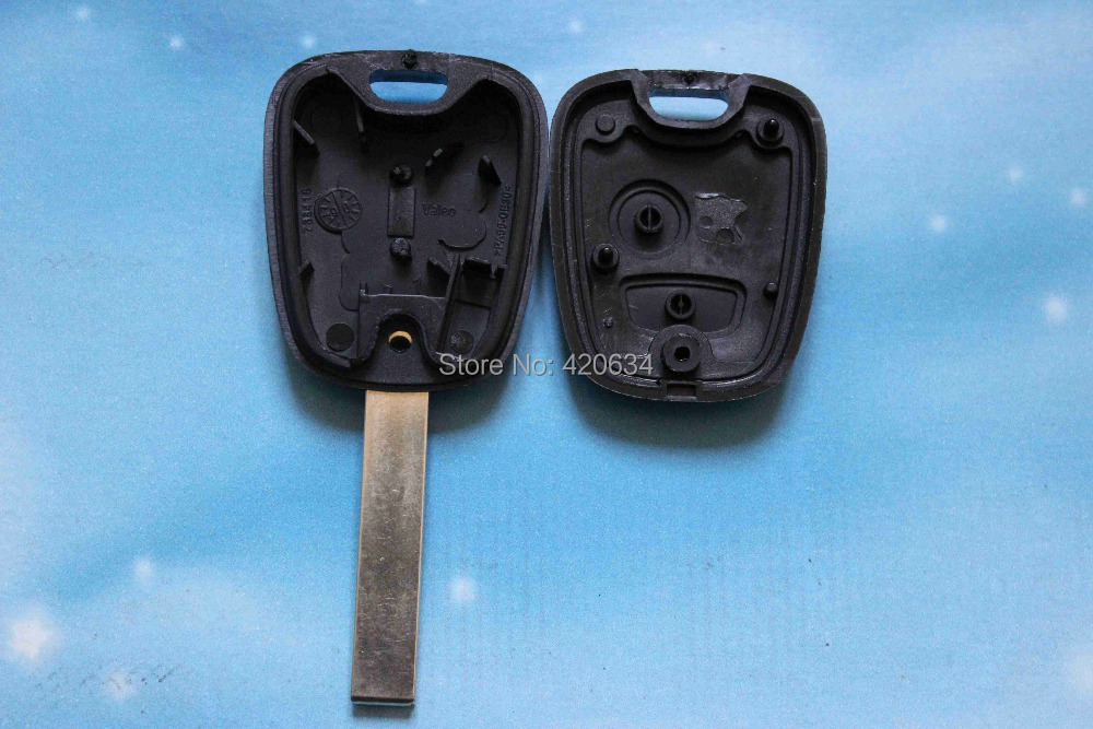 High Quality 2 Buttons Remote Key Shell for Peugeot 307 Car Keys Blank Key Cover Case