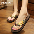 Summer Fashion Sandals Shoes For Women Wedge Heel Flip Flops Chaussure Femme Ete Bohemia Lady Slippers