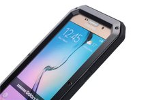 Luxury Dustproof Shockproof Waterproof Case For Samsung Galaxy S6 G9200 Armor Aluminum Metal Cover Gorilla Glass
