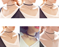 Korean vintage new pattern brief necklace originality pendant collares for women girl