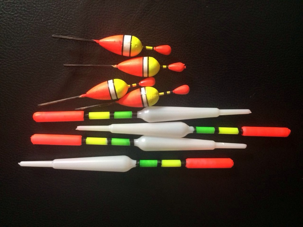 2015 Fish fishing floating charms floats stem bobbers set waggler kit plastic combination float fishing tackle