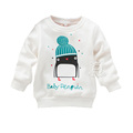 kids Winter Cute Little Penguin Cashmere Hoodies children clothes