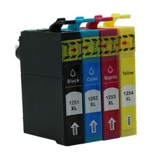 free shipping 20 pcs 5 set T1251 T1252 T1253 T1254 inkjet Ink Cartridges For Epson NX125/NX127 workforce 320/323/325 printer