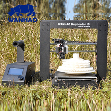 6 Material size 200*200*180mm High Quality Precision wanhao i3 DIY 3d Printer kit with free Filaments 8GB SD card and LCD