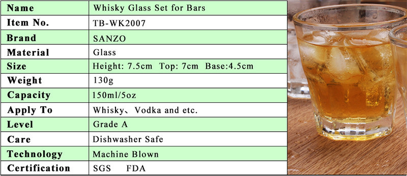 bar whisky glass detail