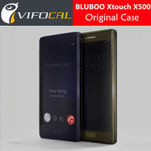 BLUBOO Xtouch X500 case 100% Original Official intelligent window Protector Leather Case Flip Cover + Free Shipping