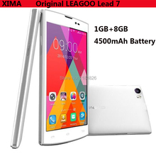 Original LEAGOO Lead 7 Smartphone 5.0 Inch JDI IPS HD Screen Quad Core 1GB 8GB Dual SIM 4500mAh Battery