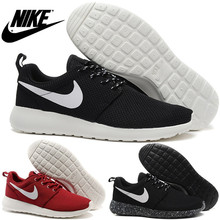 Nike Roshe Run Men Running Shoes,Sport Athletich Shoes,20 Colors,SIze:40-45,Black And Blue
