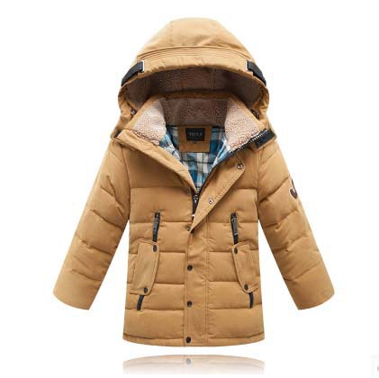 New 2014 Children's Duck Down Jackets For Boys Children Outerwear For Winter Kids Warm Casual Hooded Jackets For Boy