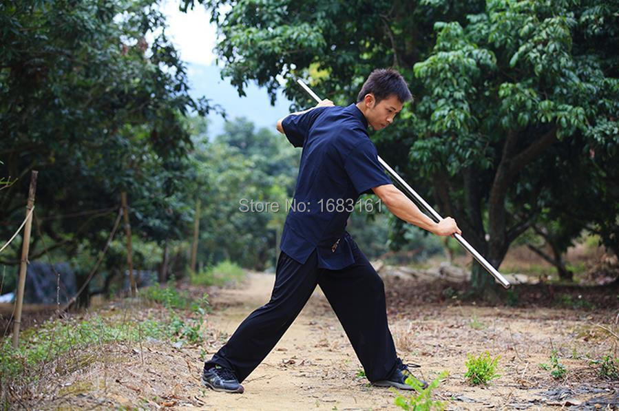 Super Wushu Sticks Shaolin Sticks Wushu Long Weapons Stainless Steel