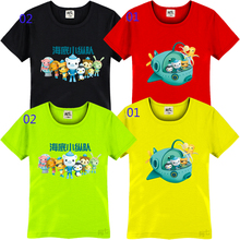 The Octonauts Anime Cartoon Printed Kids Boys Girls T-Shirt TShirt 2015 Fashion Short Sleeve O Neck Cotton T Shirt