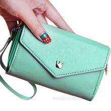 Big Sale 2015 New Arrival Fashion Lady Women Leather Purse Phone Wallet Short Bag Card Holder
