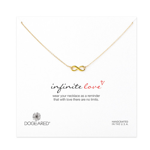 Hot Sale New Style Infinite Love plated 14k gold Pendant necklace Fashion Statement Necklace For Women