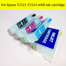 Best For epson T2521-T2524/T252 refill ink cartridge with arc chip For epson printer wf-7610/7620/3620/3640