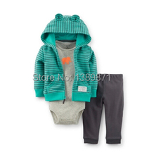 Hot Origina Carters baby boy girl clothing set Carters set baby suit retail conjuntos coat bodysuits