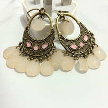 Fashion Jewelry Korean jewelry sweet Bohemian ethnic style beaded earrings E552