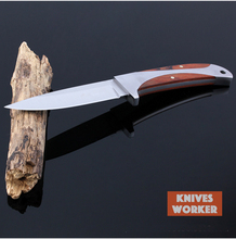 K12 Columbia Knife Fixed Blade Knives edc Tool With Nylon Cover Rosewood Handle Army Survival Knife