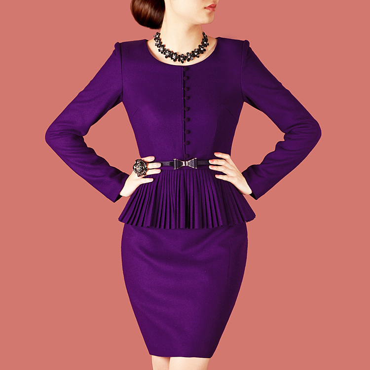 for women 2013,1 piece dress,korean dress party,plus size woolen ever