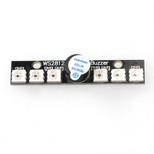 4pcs WS2812B LED & 5V Active Buzzer 6xRGB LED Indicator for NAZE32 F3 FLIP32 CC3D Skyline32 Flight Controller DIY Drone