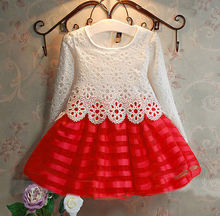 NEW Summer Baby Girl Princess Vestidos Kids Lace Dress Birthday Party Children Clothing 3-8Y