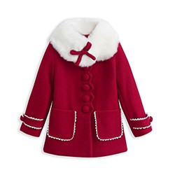 New-Arrival-Fashion-Girls-Wool-Coats-Lace-Edge-Overcoats-Removable-Fur-Collar-Kids-Clothing-Quilted-Girls