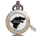 Hot Steampunk American Drama Game of Thrones House Stark Theme Winter Is Coming Design Glass Dome