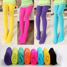 Spring/autumn candy color children tights for baby kids girls stockings