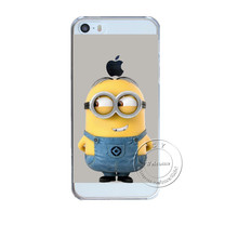 2015 New Fashion Super Hot Despicable Me Yellow Minion Design Case Cover For Apple iPhone 5