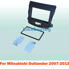 For 172*97.5mm 2 Din Car Frame Dash Kit / Car Fascias for Mitsubishi Outlander 2007 2008 2009 2010 2011 2012 2013 Free Shipping