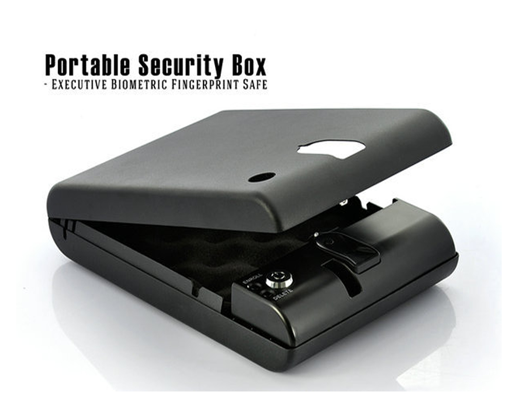 biometric gun safe box