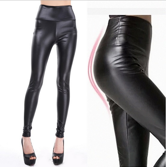 thin leather pants