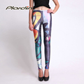 Plardin 2016 Sexy Women Leggings Fashion Pirate Pants Digital Printing Beetle Juice Red Leggings For Women
