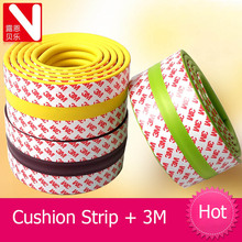 Infants and children baby bumper strip thick anti-collision edging Cushion strip nursery corner protectors Child Safety Products