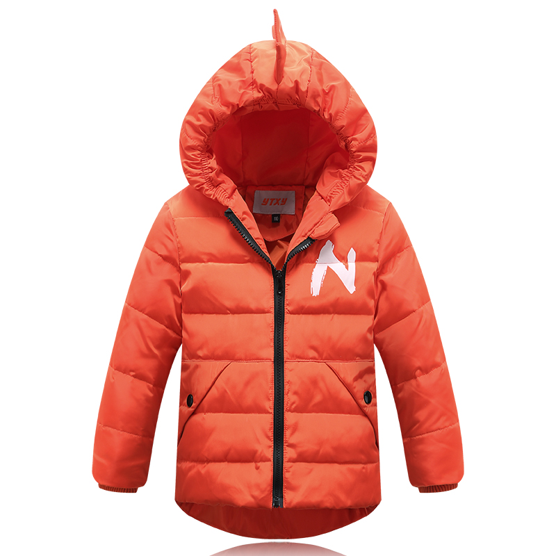 New Winter Boys Down Jackets Children Duck Down Coats Warm Winter Baby Boys Outerwear Windproof Kids Coats for 4-6Ages