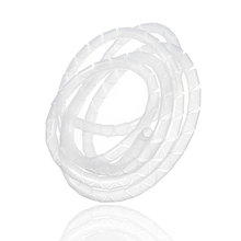New Arrvial 1M Spiral Wire Wrap Tube Manage Cord for PC Computer Home Cable 4 50MM